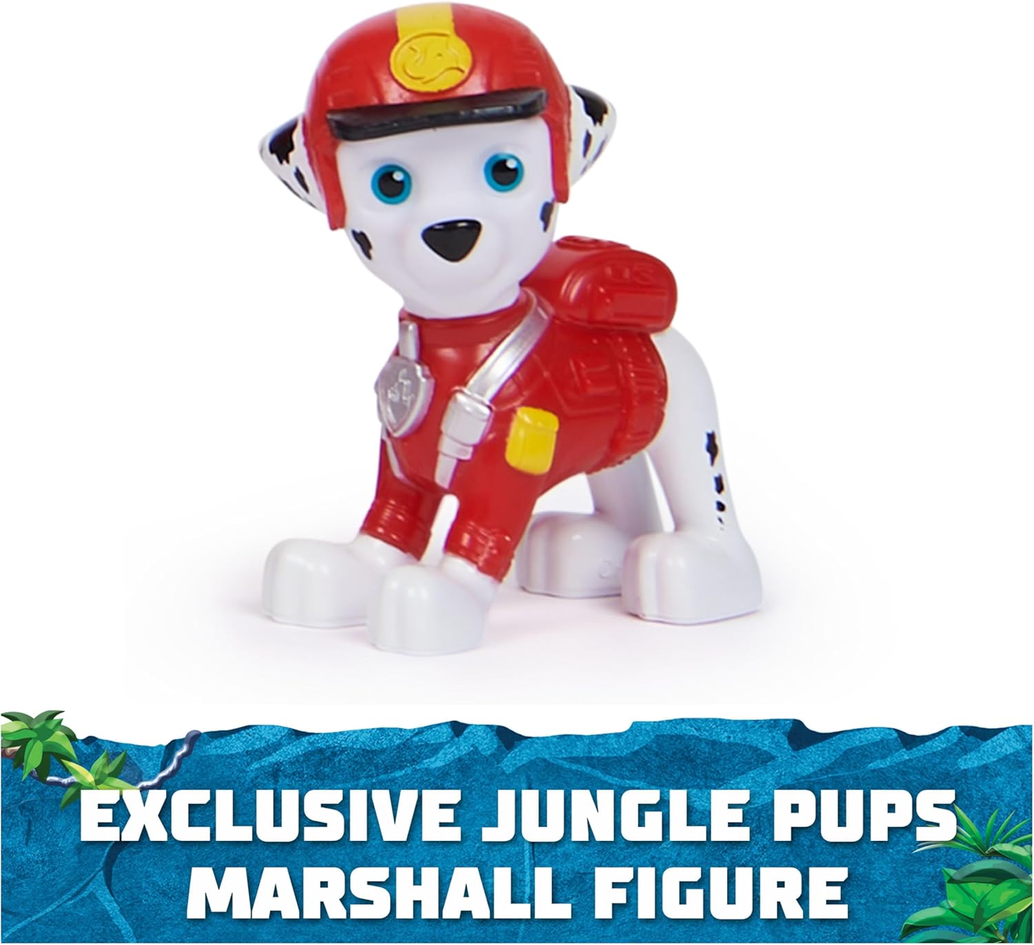 PAW Patrol Jungle Pups, Marshall Elephant Firetruck with Projectile Launcher, Toy Truck with Action Figure, Kids Toys for Boys & Girls Ages 3 and Up 24hrsmart